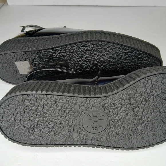 TUK Vegan Black Hologram Pointed Creeper Size 7 - Picture 7 of 8